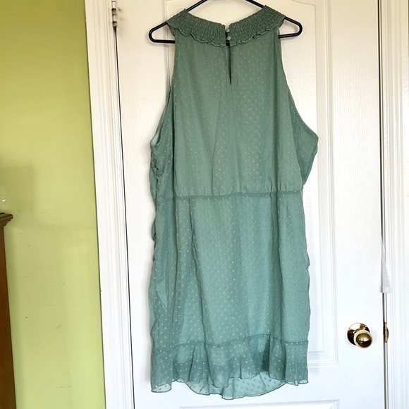 SHEIN - Mint Green Halter Dress - Picture 7 of 12